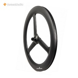 700C 27mm Ancho 3 Radios Rueda Clincher / Tubular